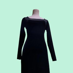 Vintage 90's Black Velvet/Mesh Neckline 💕